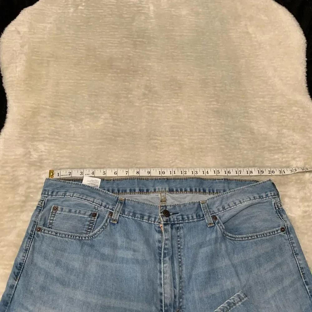 Levi’s 505 Mens 40x30 Straight Leg Denim‎ Blue Jeans Cotton Pants